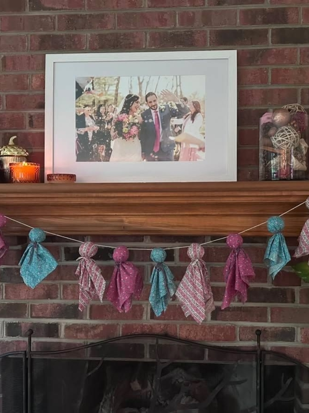 Handmade HAPPY HALLOWEEN  ghosties Garland - Home Holiday Decor